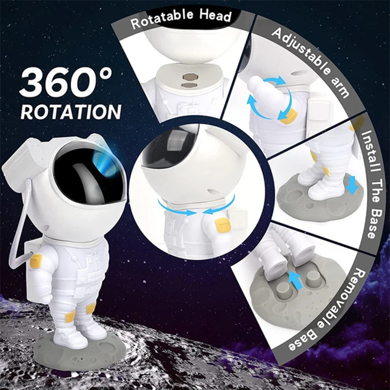 CosmoExplorer Starry LED Projector with Remote