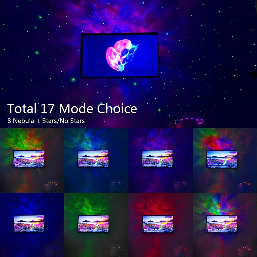 CosmoExplorer Starry LED Projector with Remote