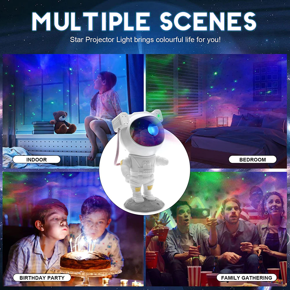 CosmoExplorer Starry LED Projector with Remote