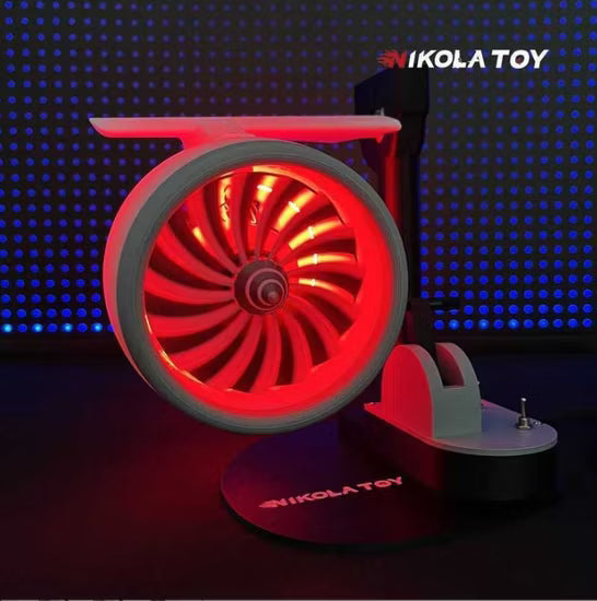 Red Light Turbofan Desk Fan