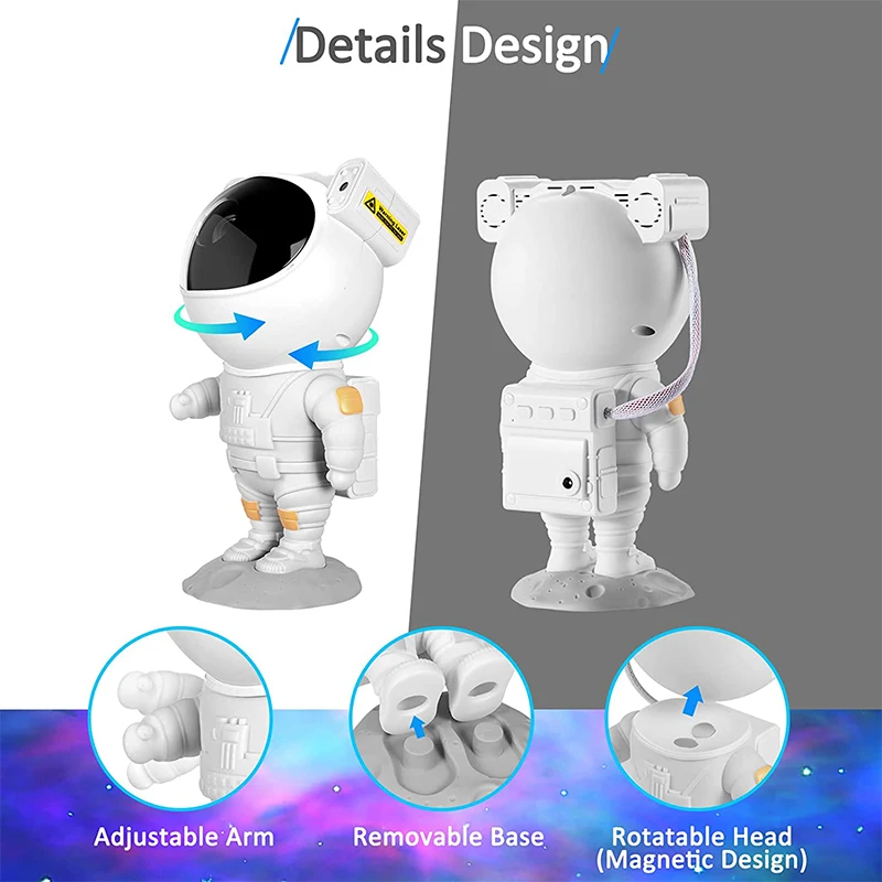 CosmoExplorer Starry LED Projector with Remote