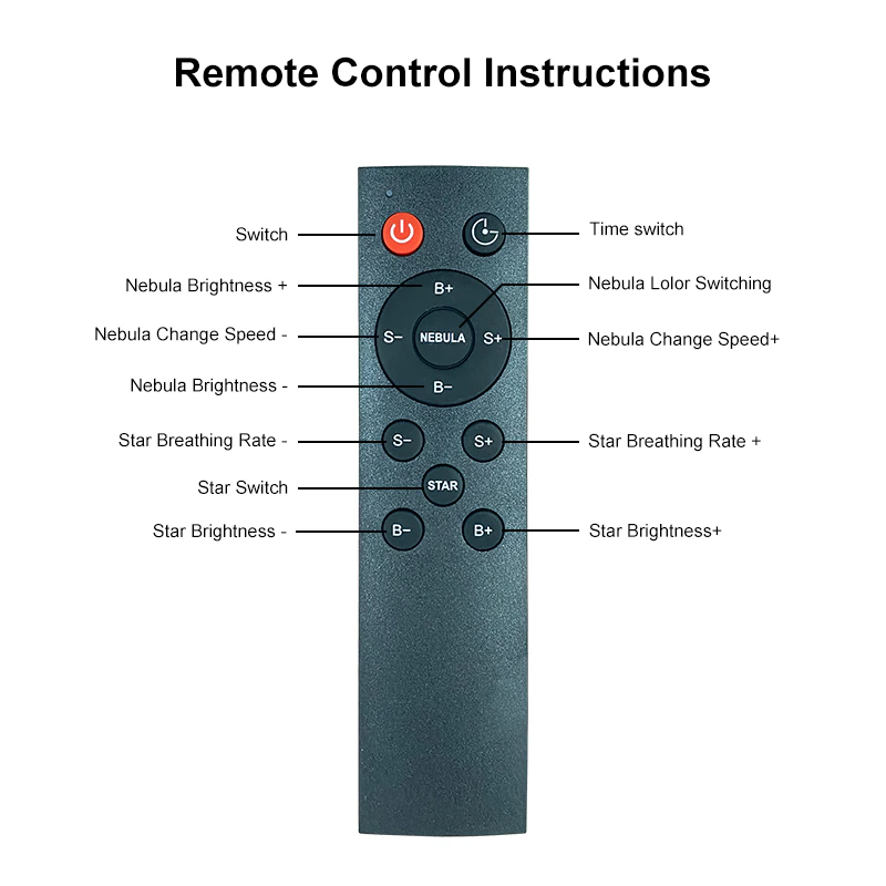CosmoExplorer Starry LED Projector with Remote