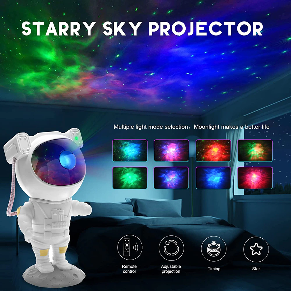 CosmoExplorer Starry LED Projector with Remote