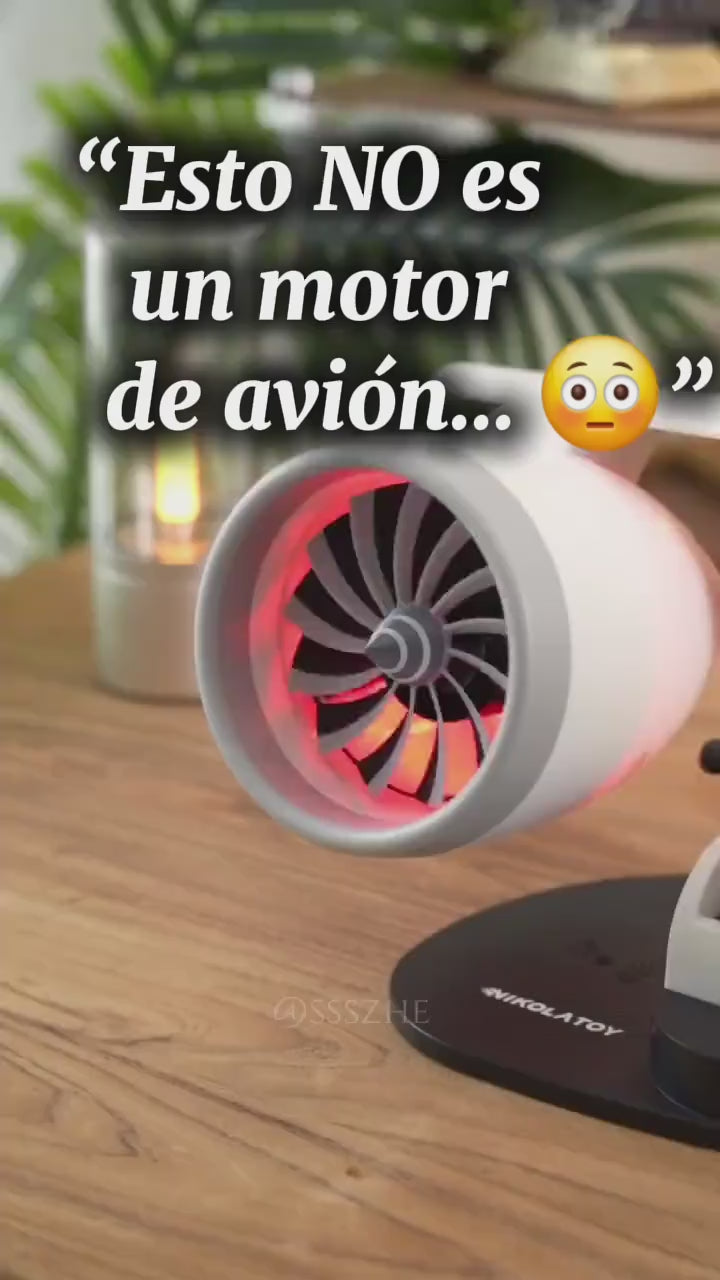 Red Light Turbofan Desk Fan
